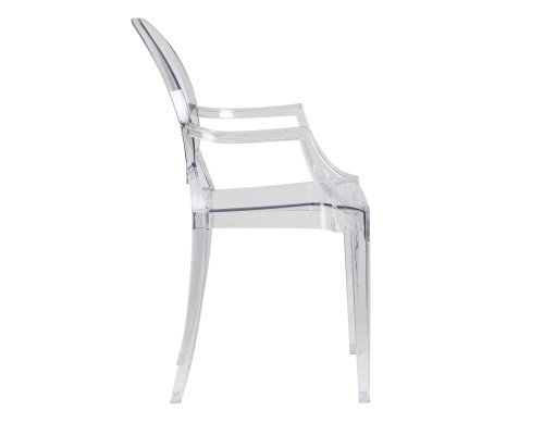 Стул обеденный DOBRIN LOUIS GHOST, цвет прозрачный