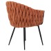 Стул обеденный DOBRIN MATILDA, оранжевая ткань (LAR 275-27)
