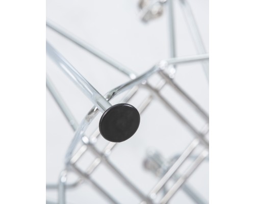 Набор 4 шт Стул обеденный DOBRIN DSR CASPER, ножки хром, цвет прозрачный