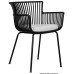 Стул обеденный DOBRIN ROSS, черный (B-03) без подушки