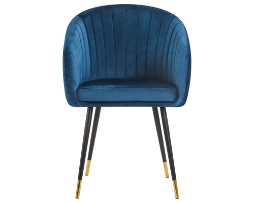 Стул обеденный DOBRIN MARY, синий велюр (1922-20)