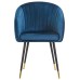 Стул обеденный DOBRIN MARY, синий велюр (1922-20)