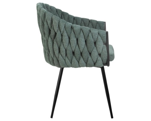 Стул обеденный DOBRIN MATILDA, зеленая ткань (LAR 275-23)