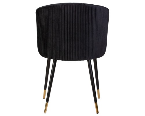 Стул обеденный DOBRIN MARY, черный велюр (1922-21)