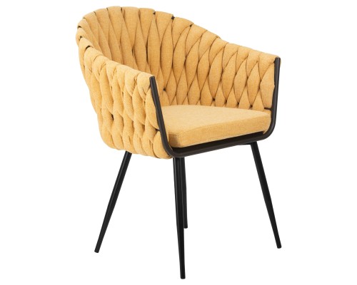 Набор 2 шт Стул обеденный DOBRIN MATILDA, жёлтая ткань (LAR 275-8)