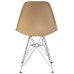 Набор 4 шт Стул обеденный DOBRIN DSR, ножки хром, цвет бежевый (GR-03)
