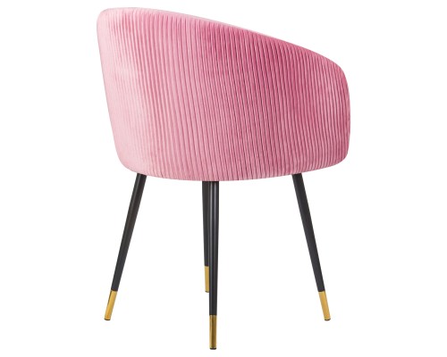 Стул обеденный DOBRIN MARY, розовый велюр (1922-16)
