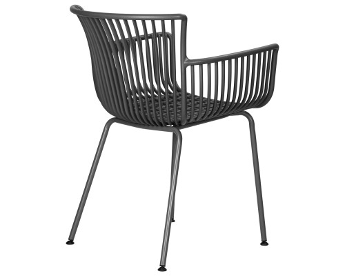 Стул обеденный DOBRIN ROSS, темно-серый (GR-04) без подушки