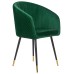 Стул обеденный DOBRIN MARY, зеленый велюр (1922-9)