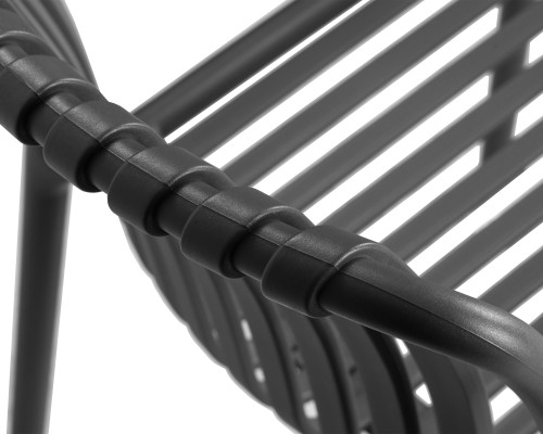 Набор 3 шт Стул обеденный DOBRIN WALTER ARM, темно-серый (GR-04)