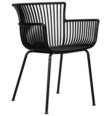 Стул обеденный DOBRIN ROSS, черный (B-03) без подушки