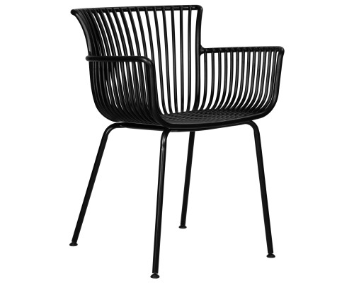Стул обеденный DOBRIN ROSS, черный (B-03) без подушки