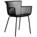 Стул обеденный DOBRIN ROSS, черный (B-03) без подушки
