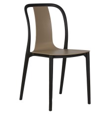 Стул обеденный DOBRIN ADAM, черный/бежевый