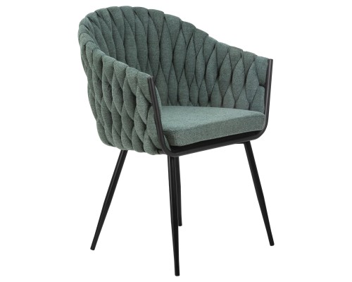 Стул обеденный DOBRIN MATILDA, зеленая ткань (LAR 275-23)