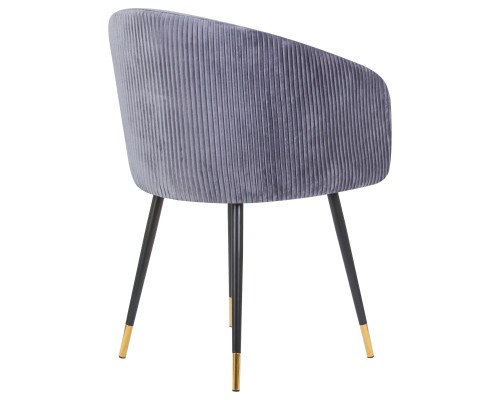 Стул обеденный DOBRIN MARY, серый велюр (1922-19)