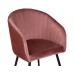 Стул обеденный DOBRIN MARY, бронзово-розовый велюр (1922-17)