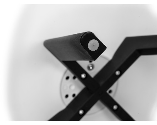 Стул обеденный DOBRIN HARRY, цвет сиденья белый (W-02), ножки пластик черные (В-03)