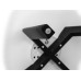 Стул обеденный DOBRIN HARRY, цвет сиденья белый (W-02), ножки пластик черные (В-03)