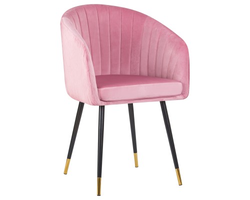 Стул обеденный DOBRIN MARY, розовый велюр (1922-16)
