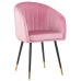 Стул обеденный DOBRIN MARY, розовый велюр (1922-16)