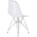 Набор 4 шт Стул обеденный DOBRIN DSR CASPER, ножки хром, цвет прозрачный