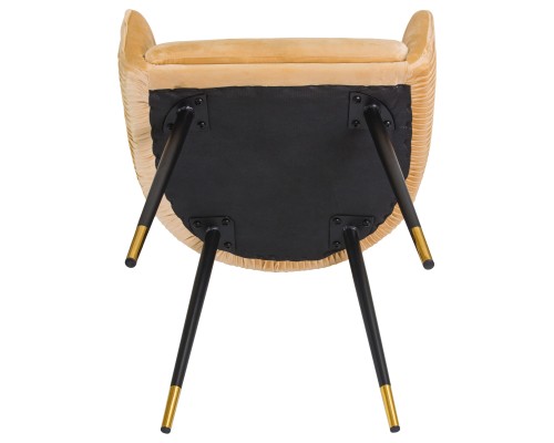 Стул обеденный DOBRIN MARY, песочный велюр (1922-3)