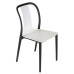 Набор 4 шт Стул обеденный DOBRIN ADAM, черный/белый