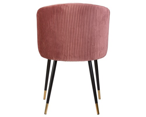 Стул обеденный DOBRIN MARY, бронзово-розовый велюр (1922-17)