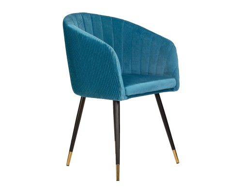 Стул обеденный DOBRIN MARY, морская волна велюр (1922-7)