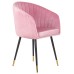 Стул обеденный DOBRIN MARY, розовый велюр (1922-16)