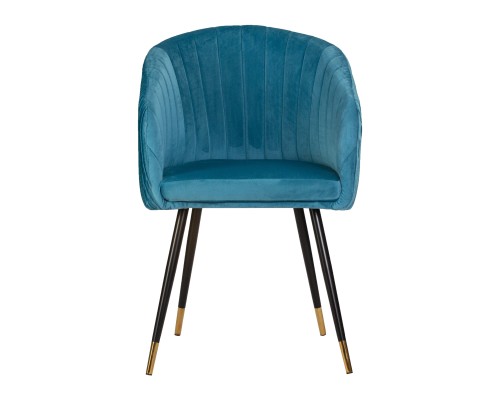 Стул обеденный DOBRIN MARY, морская волна велюр (1922-7)