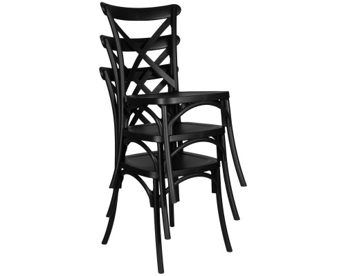 Стул обеденный DOBRIN ZILAN, цвет чёрный (B-03)