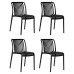 Набор 4 шт Стул обеденный DOBRIN WALTER, черный