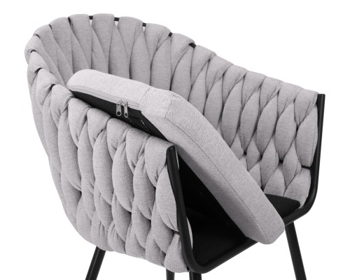 Набор 2 шт Стул обеденный DOBRIN MATILDA, серая ткань (LAR 275-17)