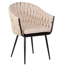 Стул обеденный DOBRIN MATILDA, бежевая ткань (LAR 275-1)