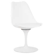 Стул обеденный DOBRIN TULIP, белое основание, цвет белый (W-02)