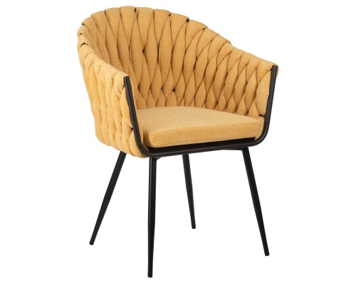 Набор 2 шт Стул обеденный DOBRIN MATILDA, жёлтая ткань (LAR 275-8)