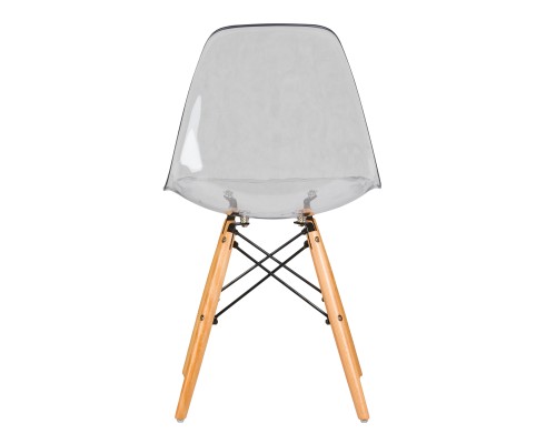 Стул обеденный DOBRIN DSW CASPER, ножки светлый бук, цвет прозрачный