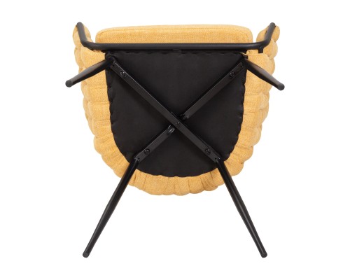 Набор 2 шт Стул обеденный DOBRIN MATILDA, жёлтая ткань (LAR 275-8)