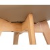 Стул обеденный DOBRIN JERRY SOFT, ножки светлый бук, цвет сиденья бежевый (GR-03)