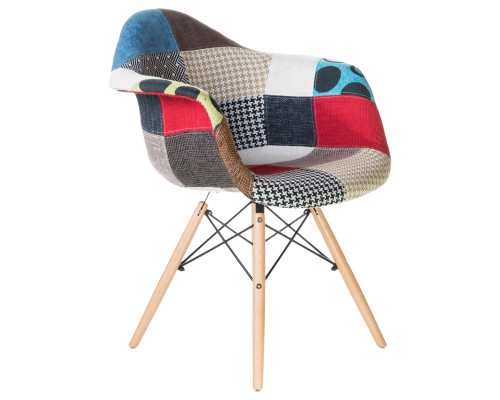 Стул обеденный DOBRIN DAW PATCHWORK, цвет сиденья мозаика