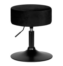 Пуф DOBRIN DANNY BLACK, черный велюр (MJ9-101)