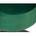 Пуф DOBRIN DANNY BLACK, зеленый велюр (MJ9-88)