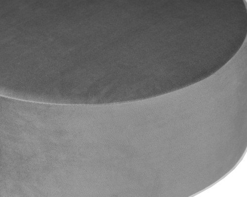 Пуф DOBRIN DANNY BLACK, серый велюр (MJ9-75)