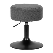 Пуф DOBRIN DANNY BLACK, темно-серое букле (16)