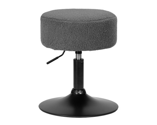 Пуф DOBRIN DANNY BLACK, темно-серое букле (16)