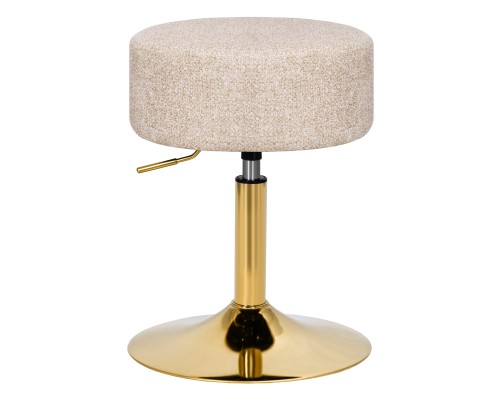 Пуф DOBRIN DANNY GOLD, бежевый твид (LEO26)