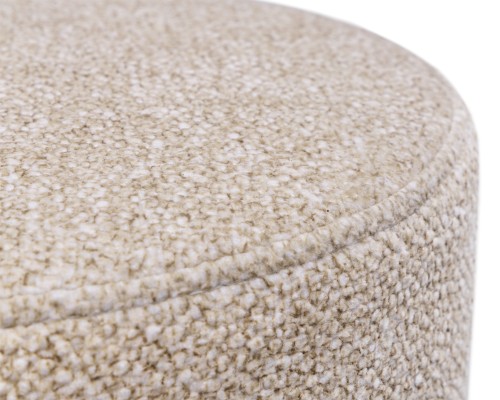 Пуф DOBRIN DANNY GOLD, бежевый твид (LEO26)