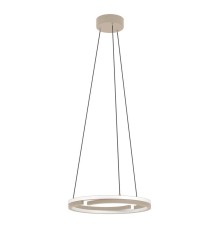 901824 Светодиодный подвес с регулировкой цветовой температуры MEZZOMONTE, 40W(LED), 2700-6500K, 3200lm, алюминий, сталь, песочный, белый